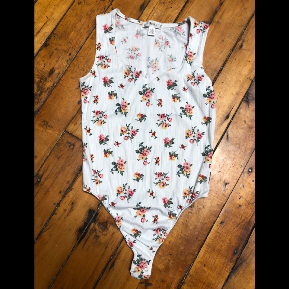 Floral bodysuit-like new